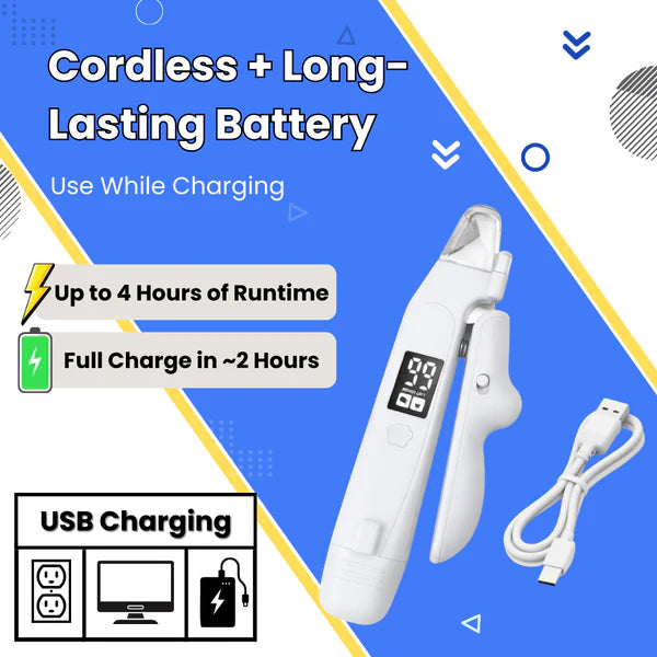 PawPrecision™ LED Safety Nail Clipper for Dogs