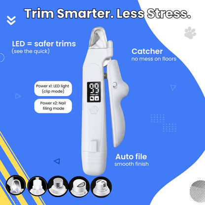 PawPrecision™ LED Safety Nail Clipper for Dogs